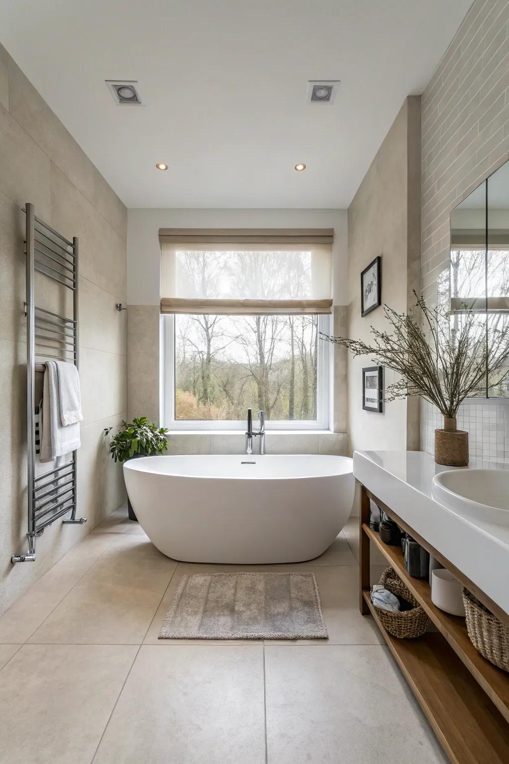 Minimalist designs promote an orderly, uncluttered style.