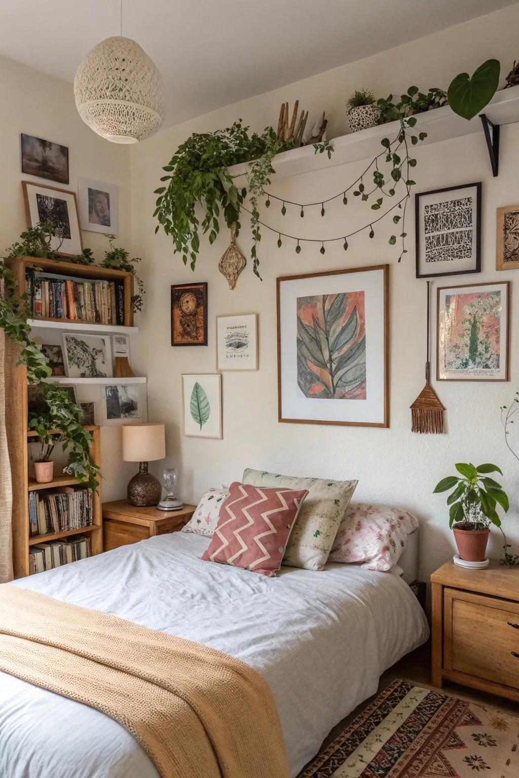 Creative touches inject personal style.