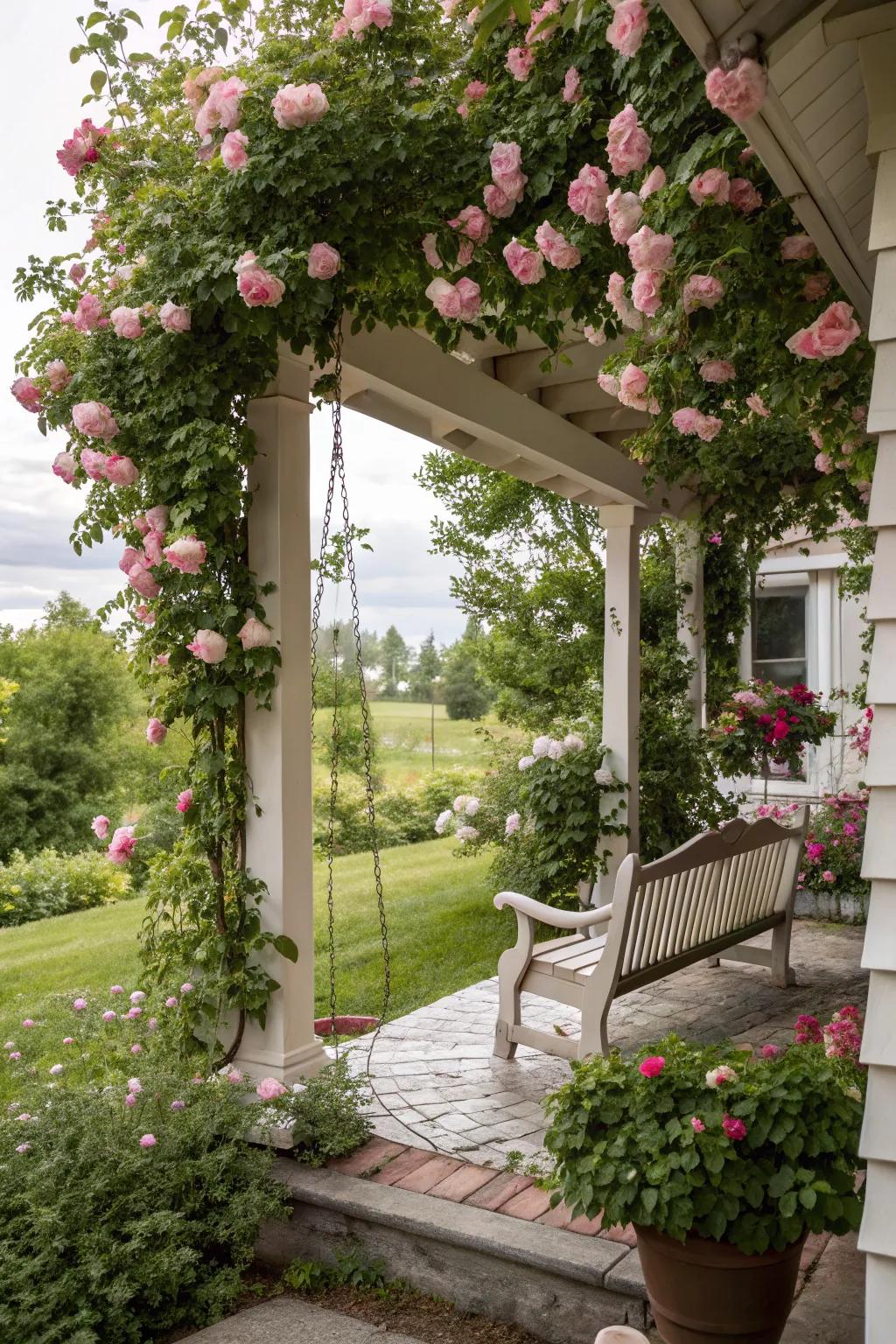 Roses contribute an air of romance and ageless beauty to any dwelling.