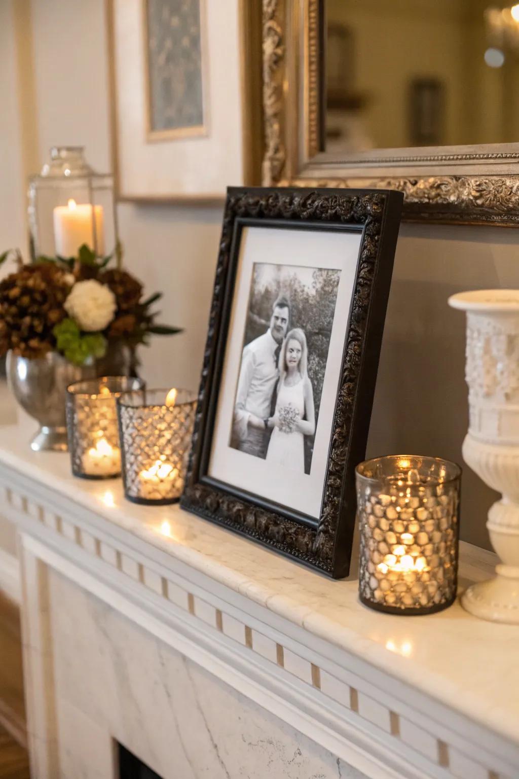 Elegant photo frames are perfect for preserving precious memories.