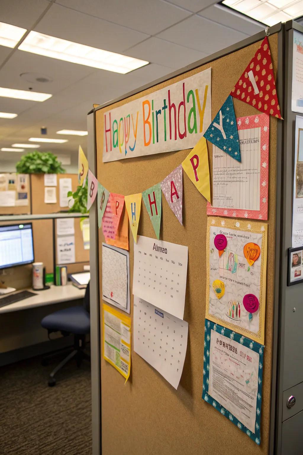 DIY streamers add a personal touch.