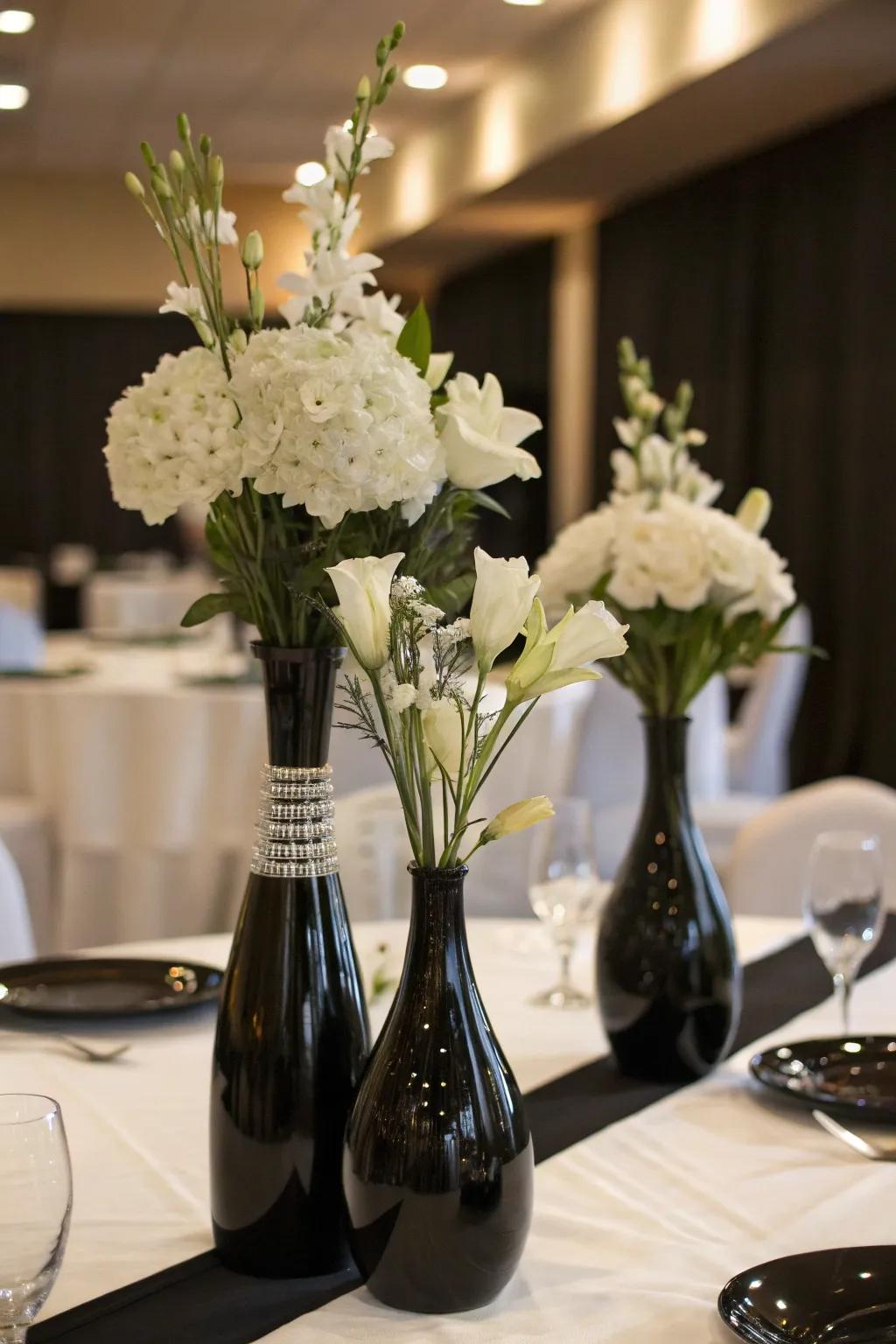 Traditional flower arrangements with a contemporary spin.