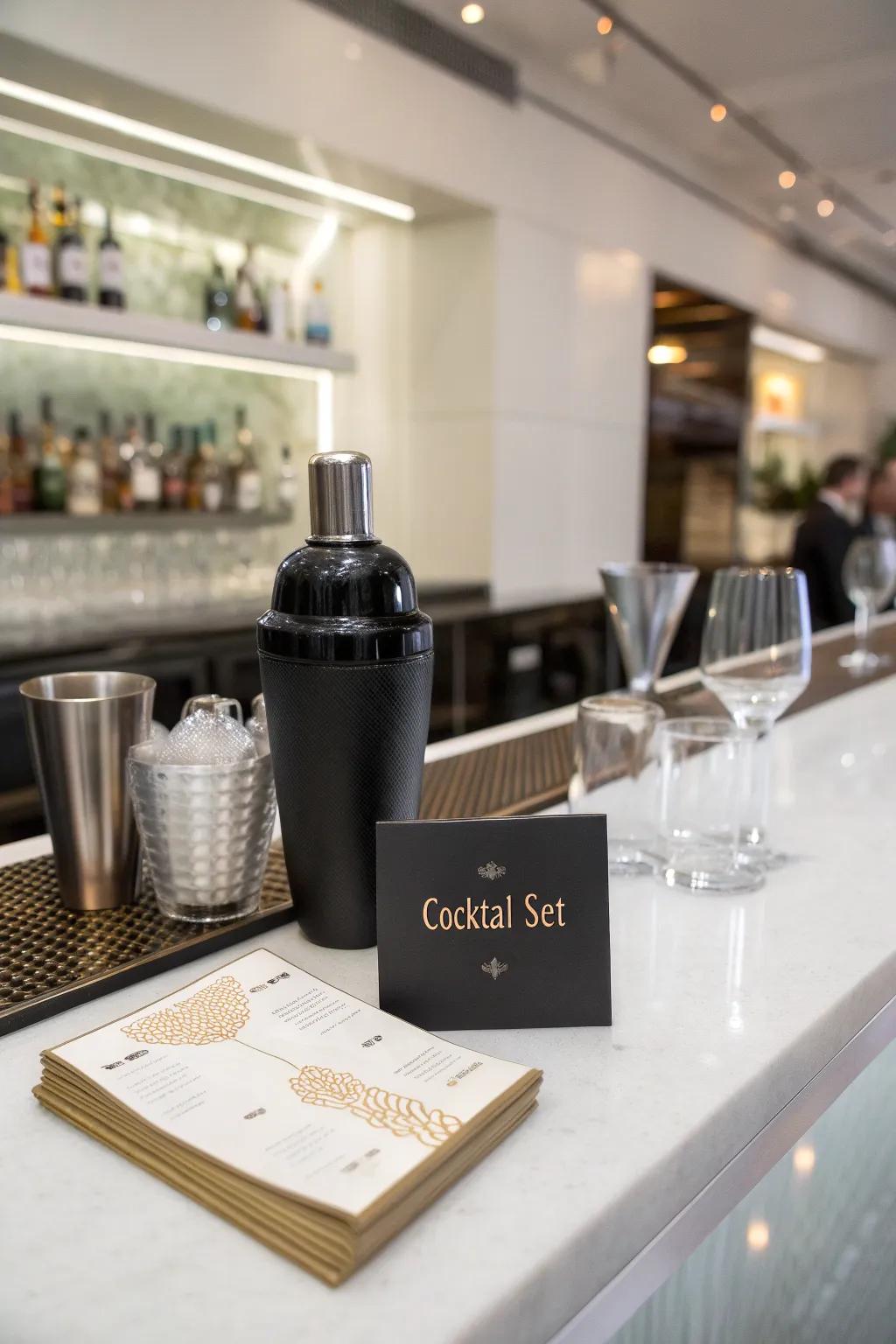 An elegant cocktail collection ready to enhance any gathering.