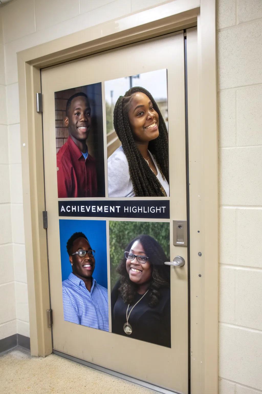 A door focusing on togetherness and heritage through Black stories.