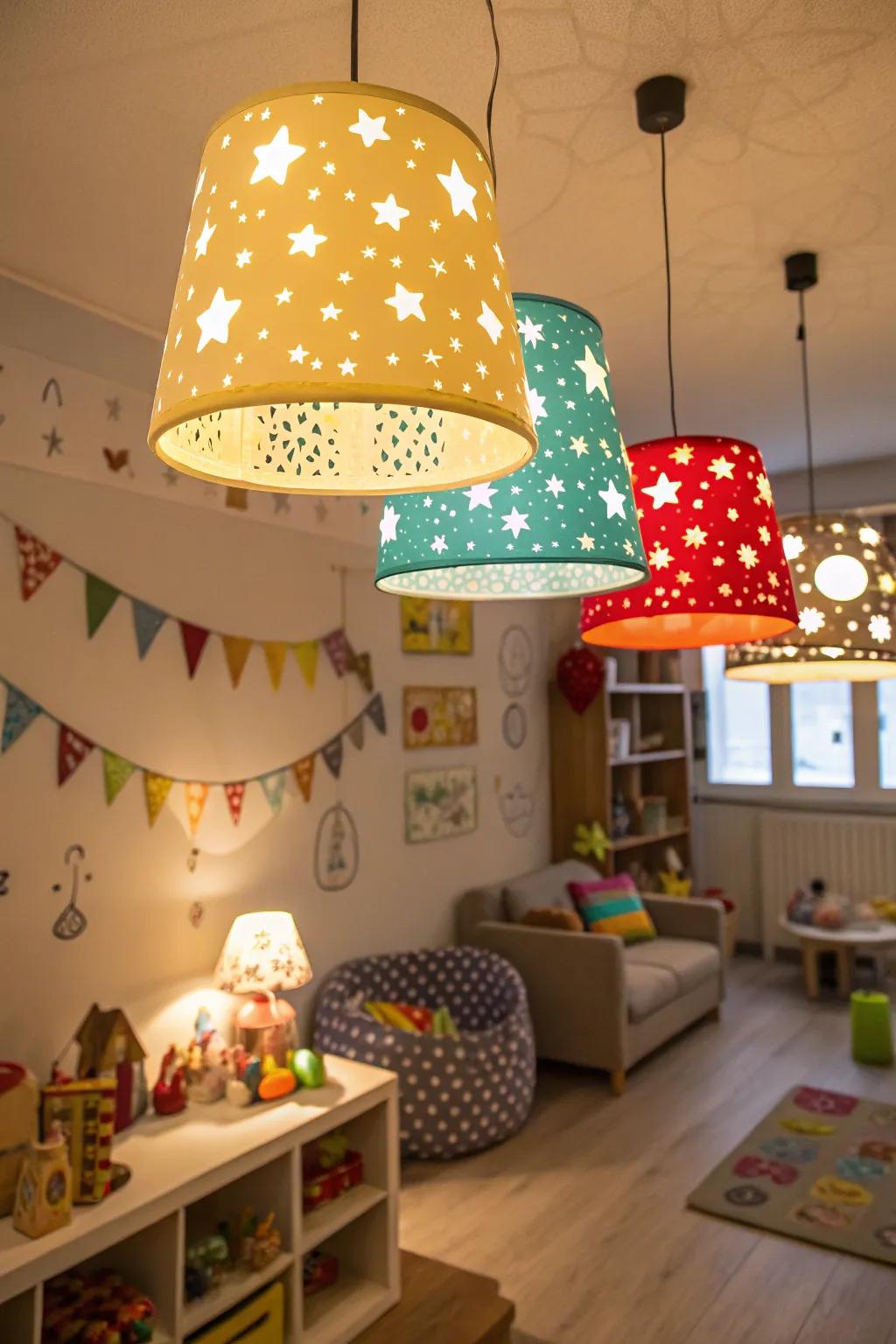 Creative lighting fixtures can redefine the room's atmosphere.