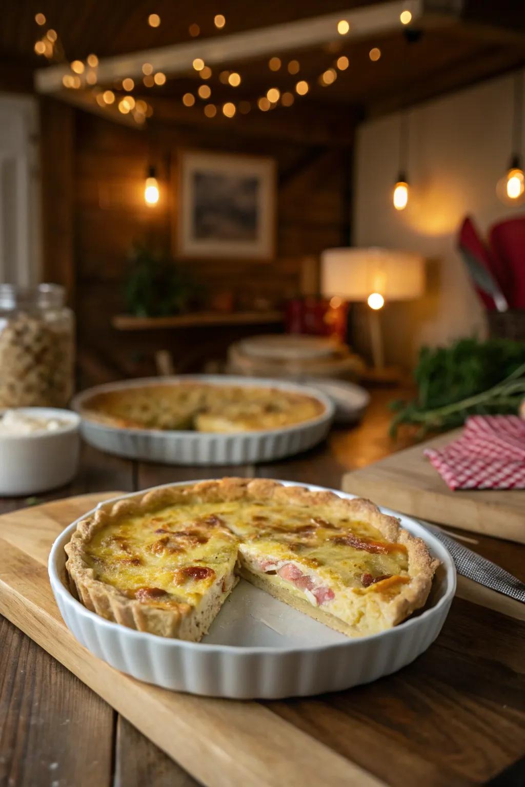 Savory Slice: a brunch classic that's always a hit.
