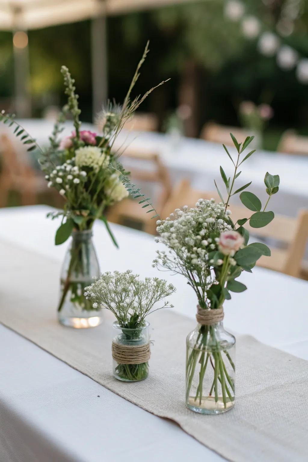 With minimalist tablescapes, you can achieve elegance.