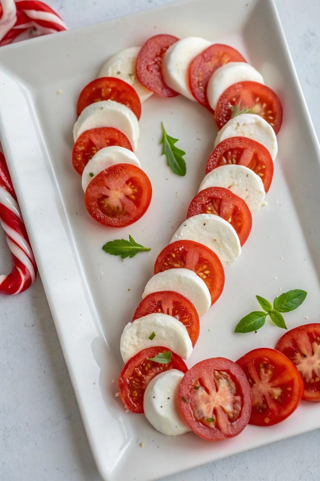 Delicious sugar cane with milky and tomato.