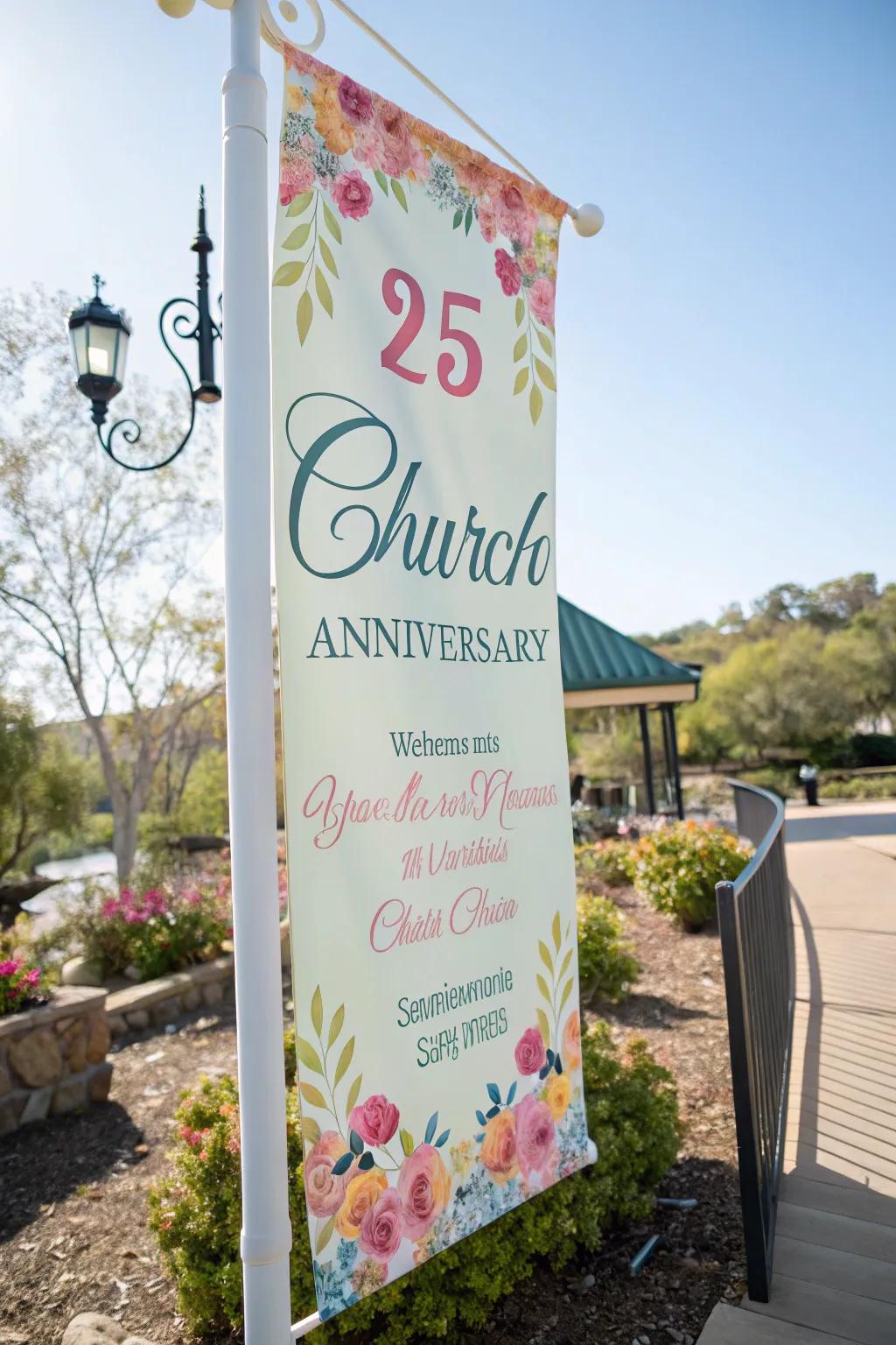 Personalize your banner for a unique touch.