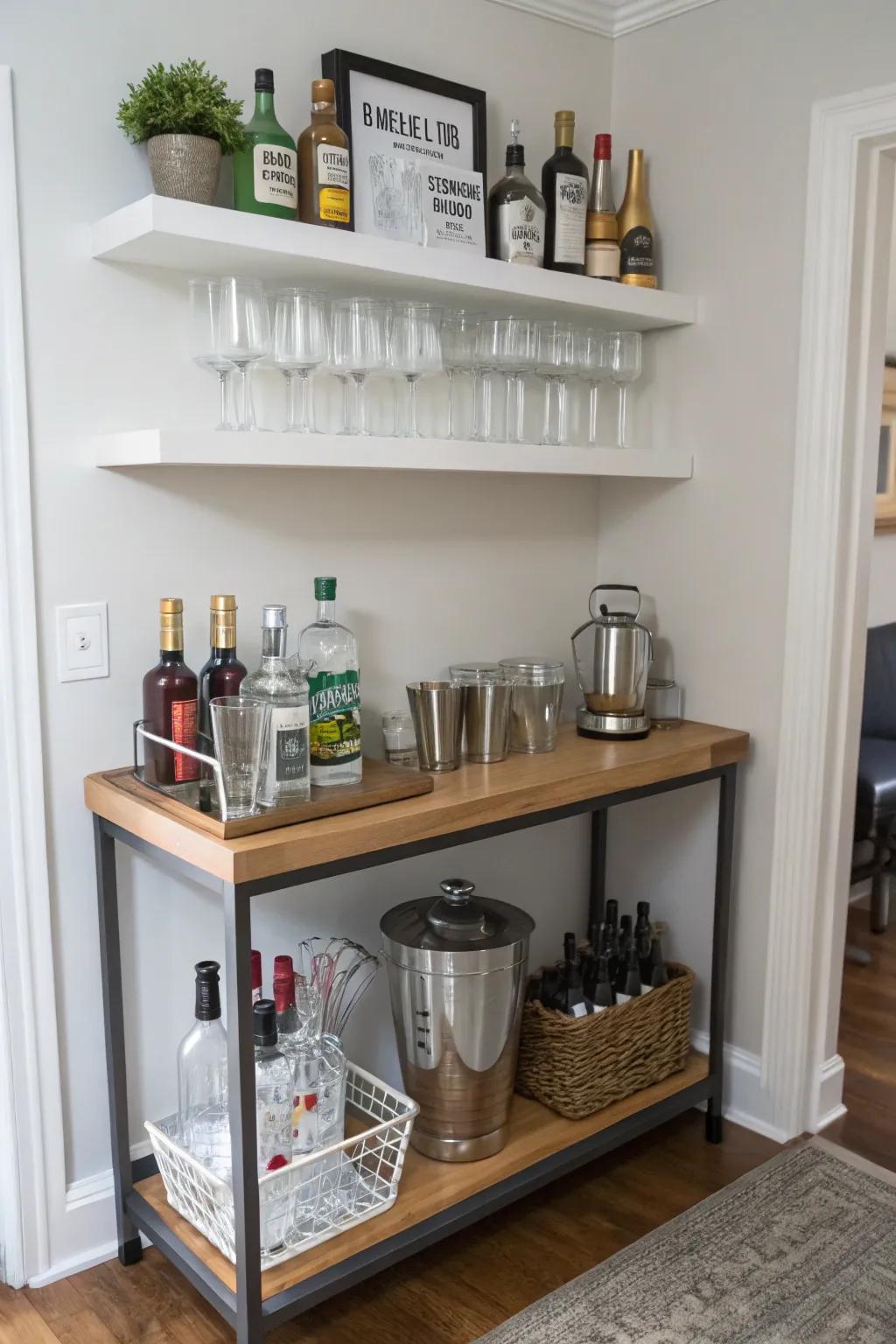 Small-footprint designs maximize the use of limited space.