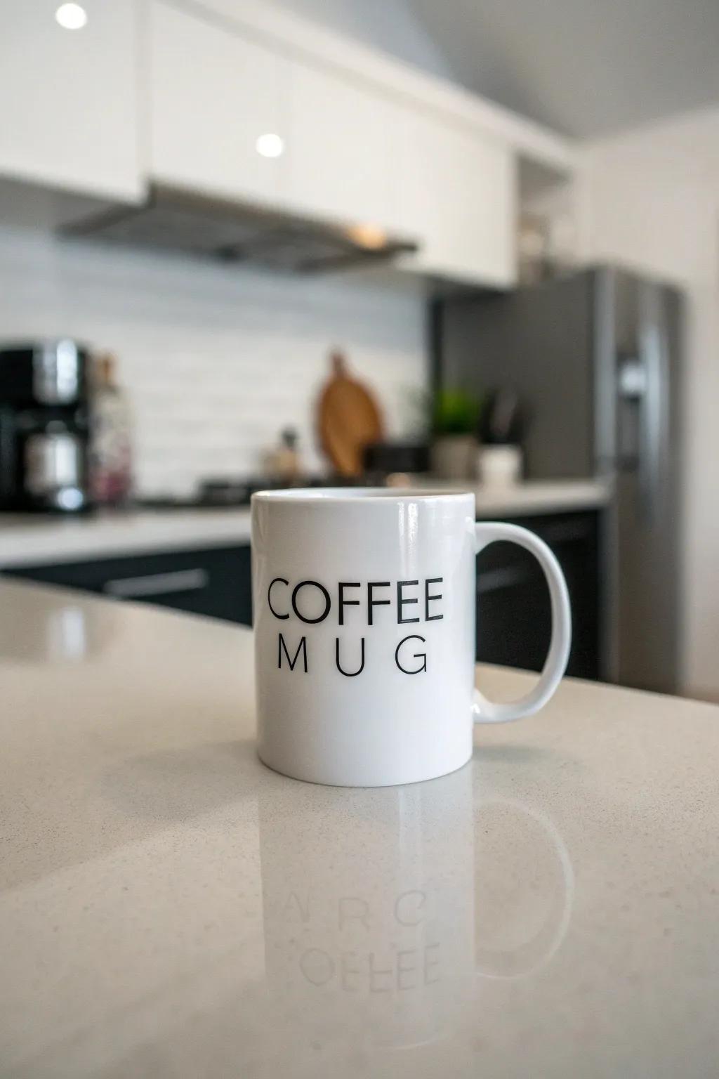 Simple cups add beauty to your daily coffee.