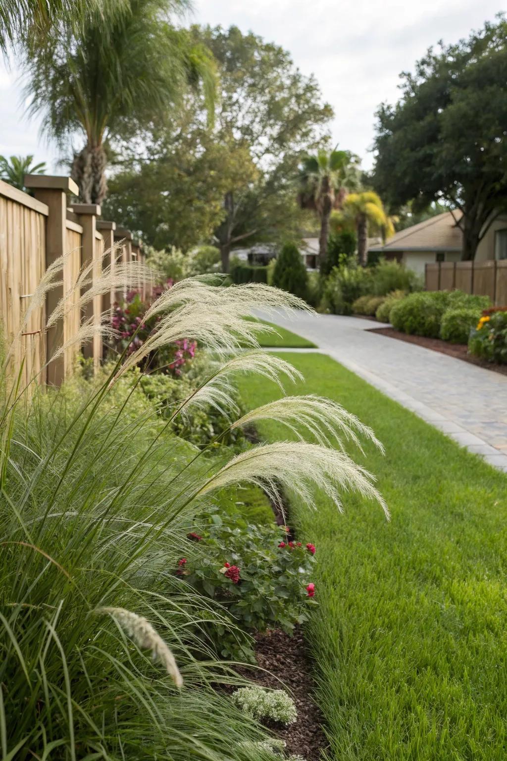 Decorative tufts infuse texture and refinement into your landscape.