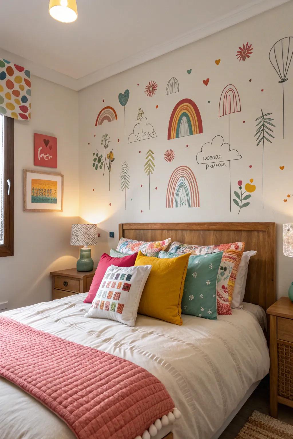 Amusing highlights impart individuality and enjoyment to a collaborative area.