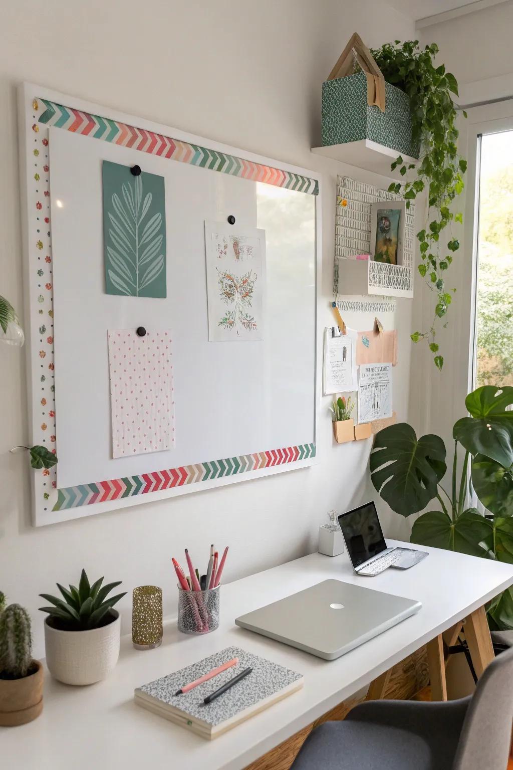 Incorporate a hint of style through ornamental borders.