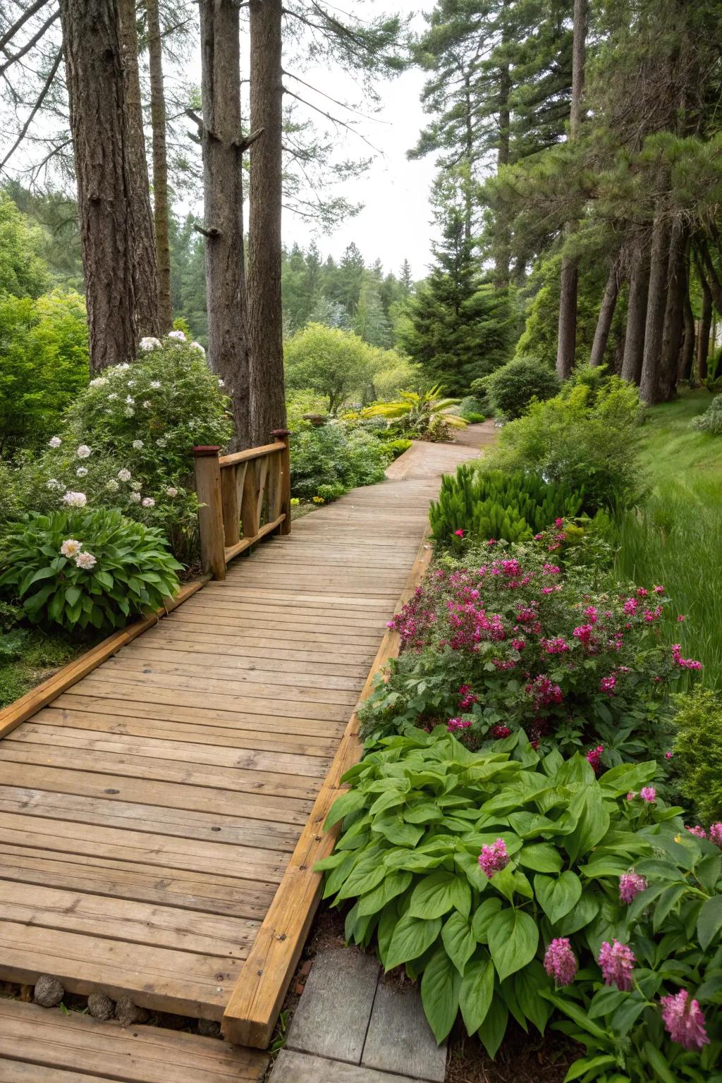 Natural materials create a harmonious blend with the surrounding landscape.
