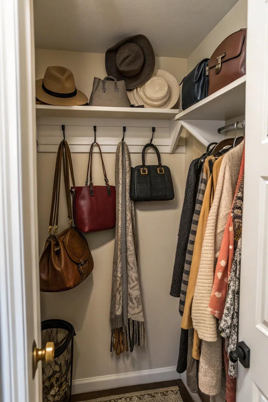 Improve accessibility with mounts designed for bags and accessories.