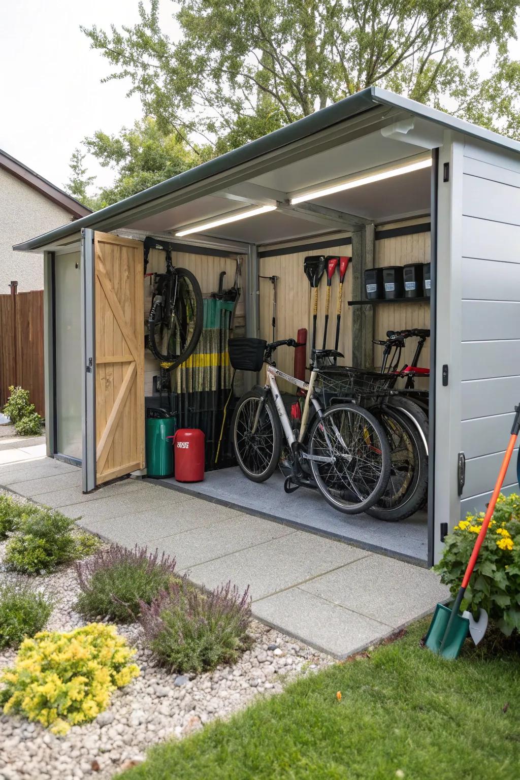 Get the most out of your carport with a multi-functional design.