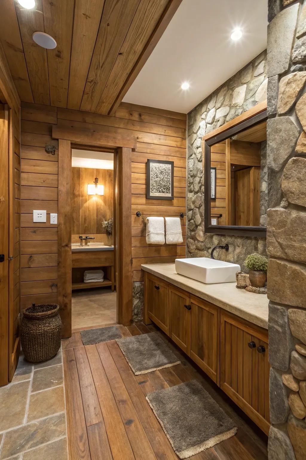 Organic materials lend warmth and a bond with the natural world.