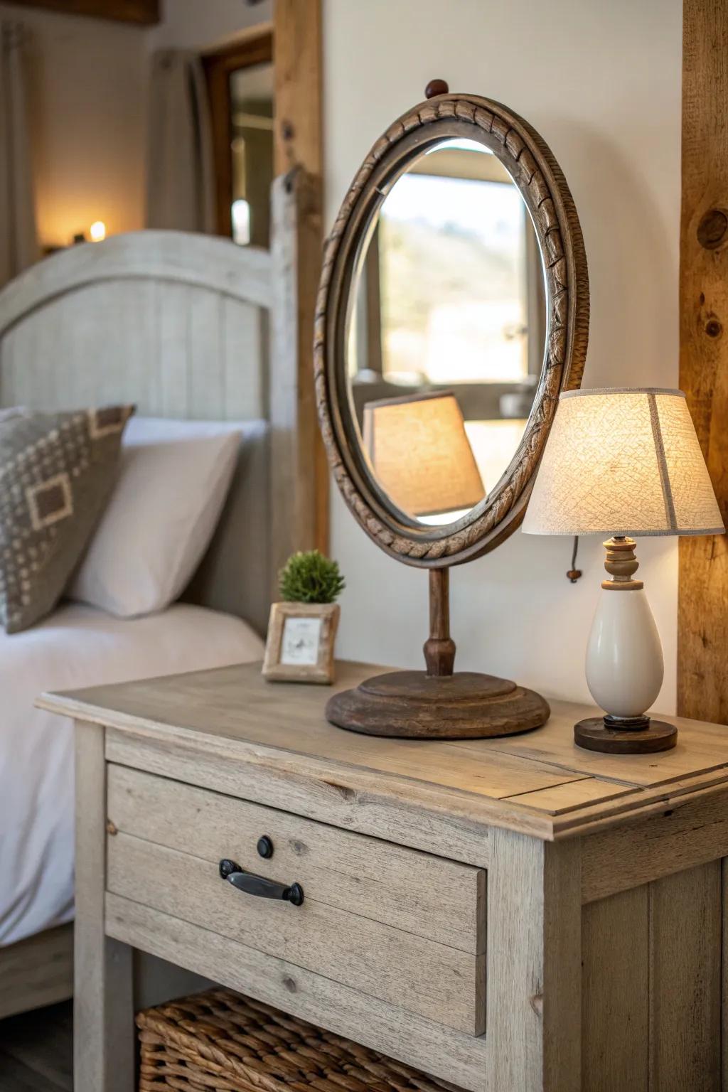 Reflectors enhance brightness and add elegance.