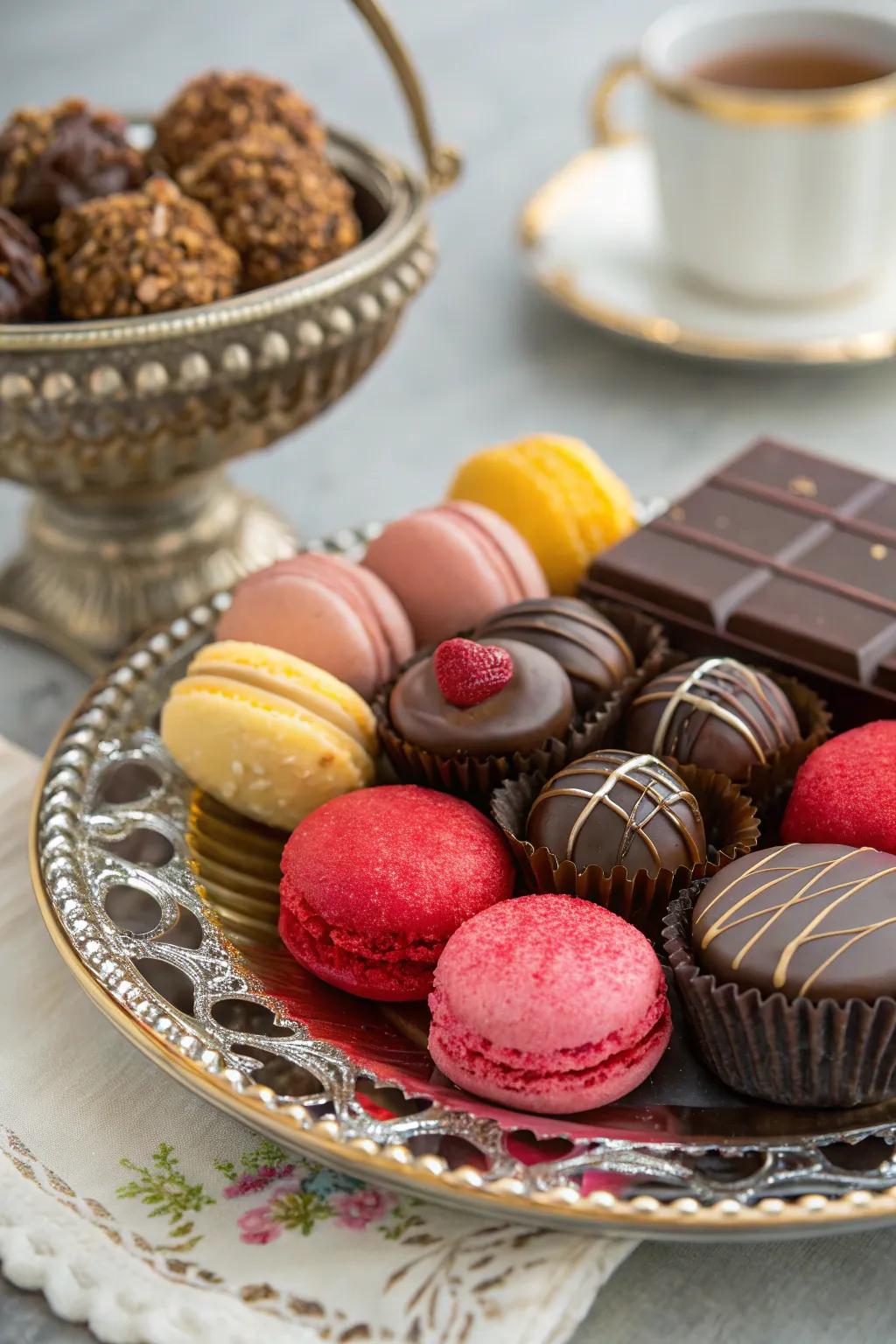 An alluring range of sweet treats for dessert enthusiasts.