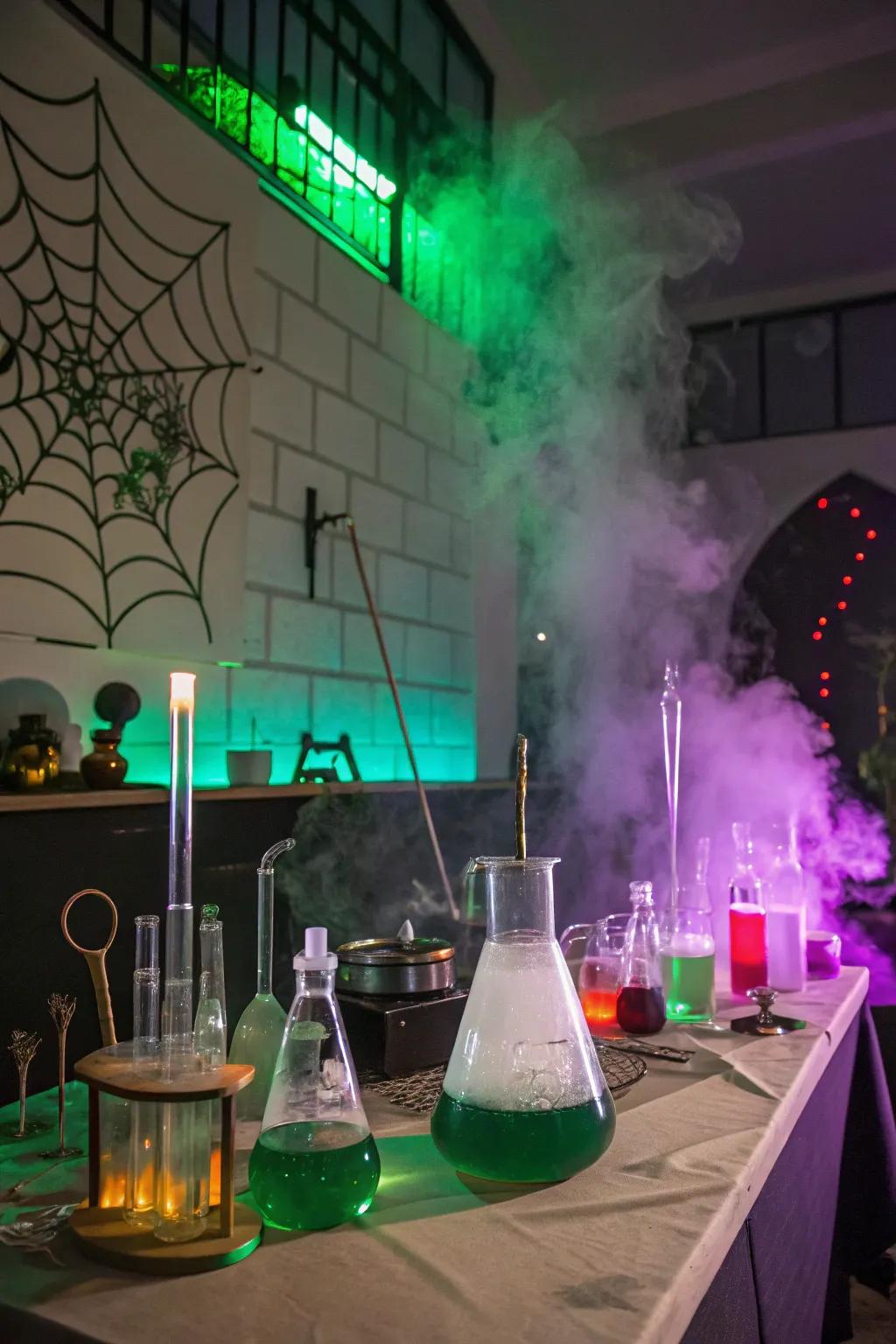 Bring deranged science to reality using a spooky space arrangement.