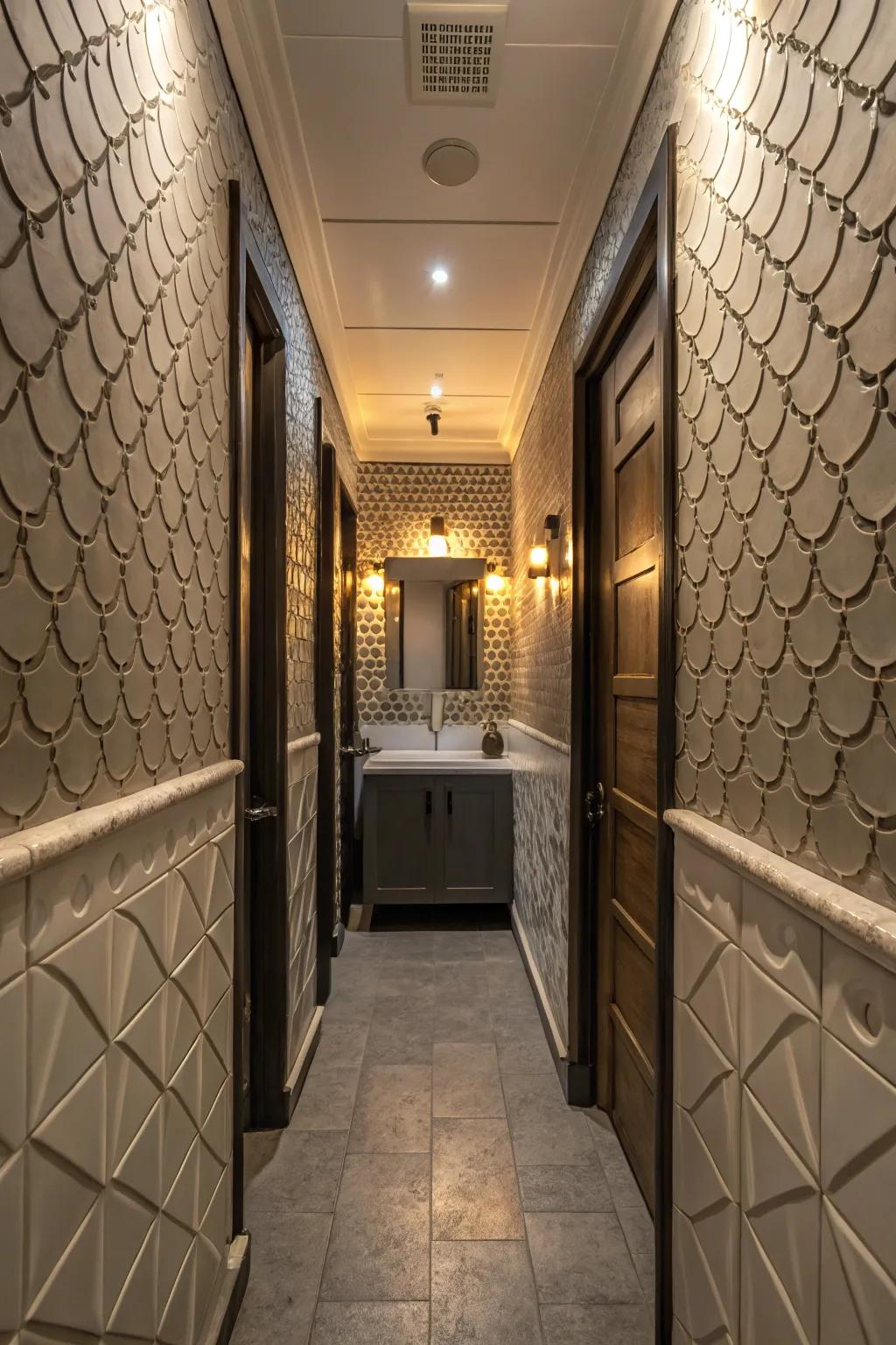 Textures provide dimension and intrigue.