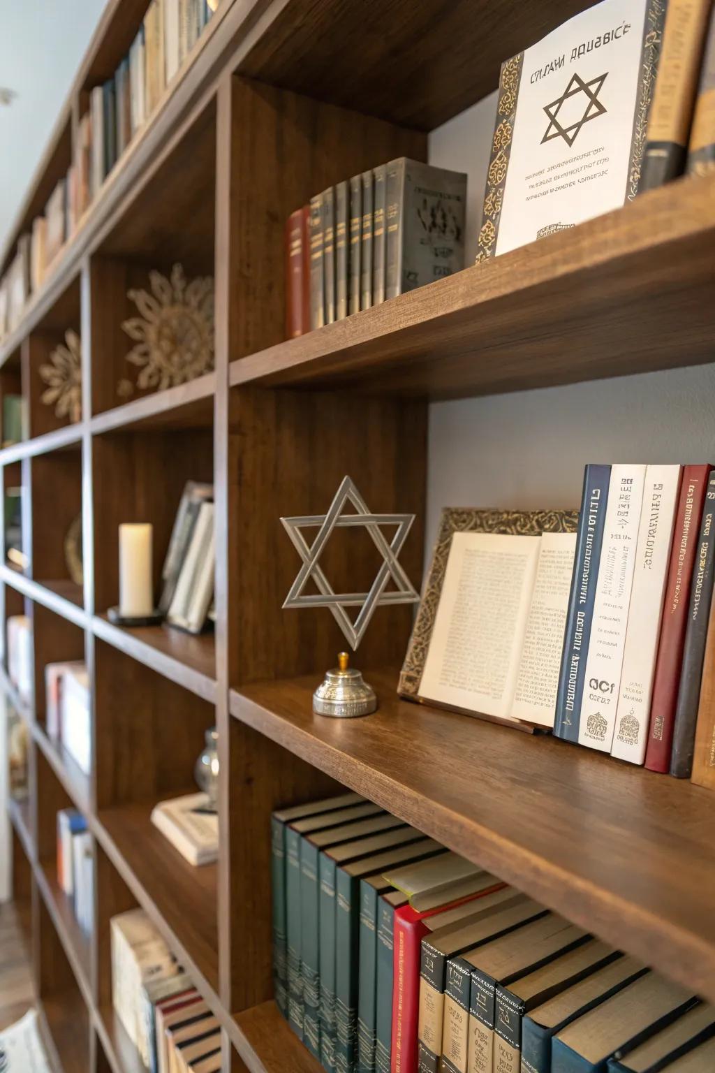 Add subtle Star of David touches.