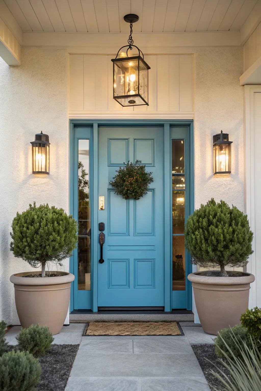 A vibrant entryway enhances your home's overall style.
