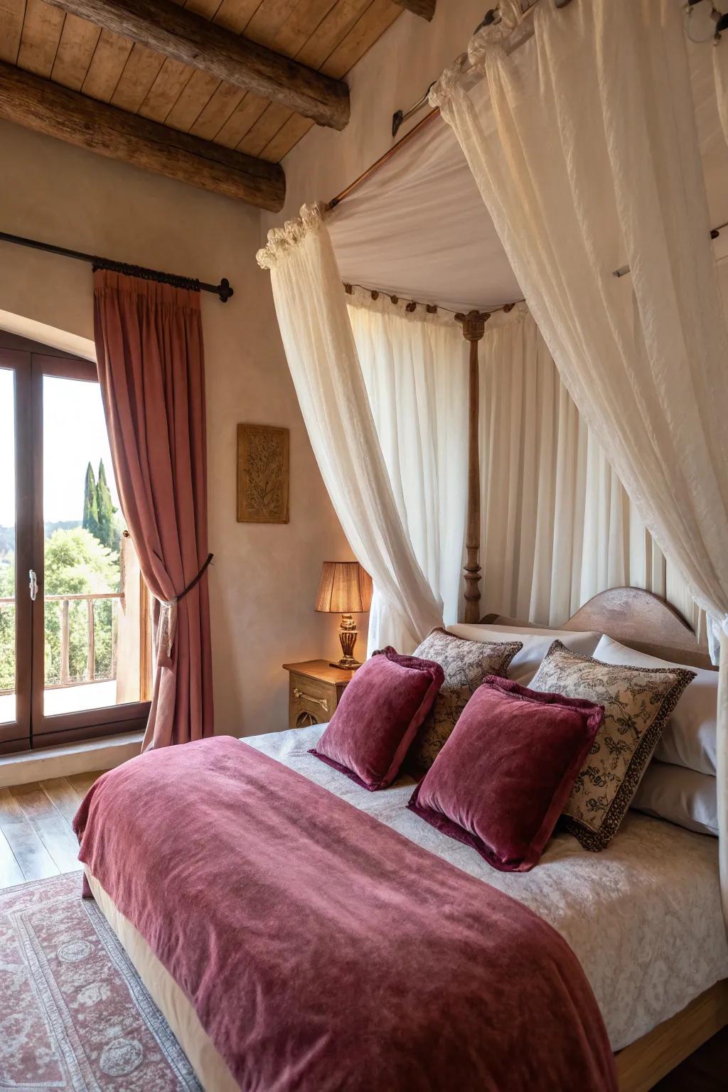 Textured textiles deliver warmth and richness to your space.