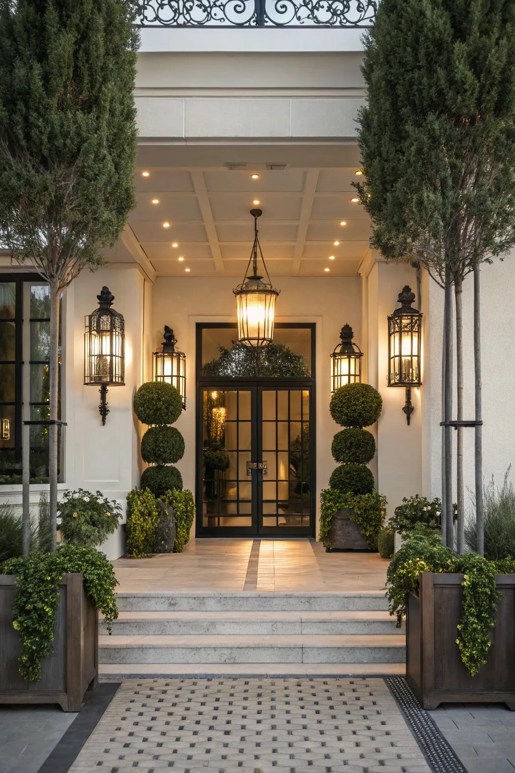 Symmetry imbuing equilibrium and accord to your entrance.