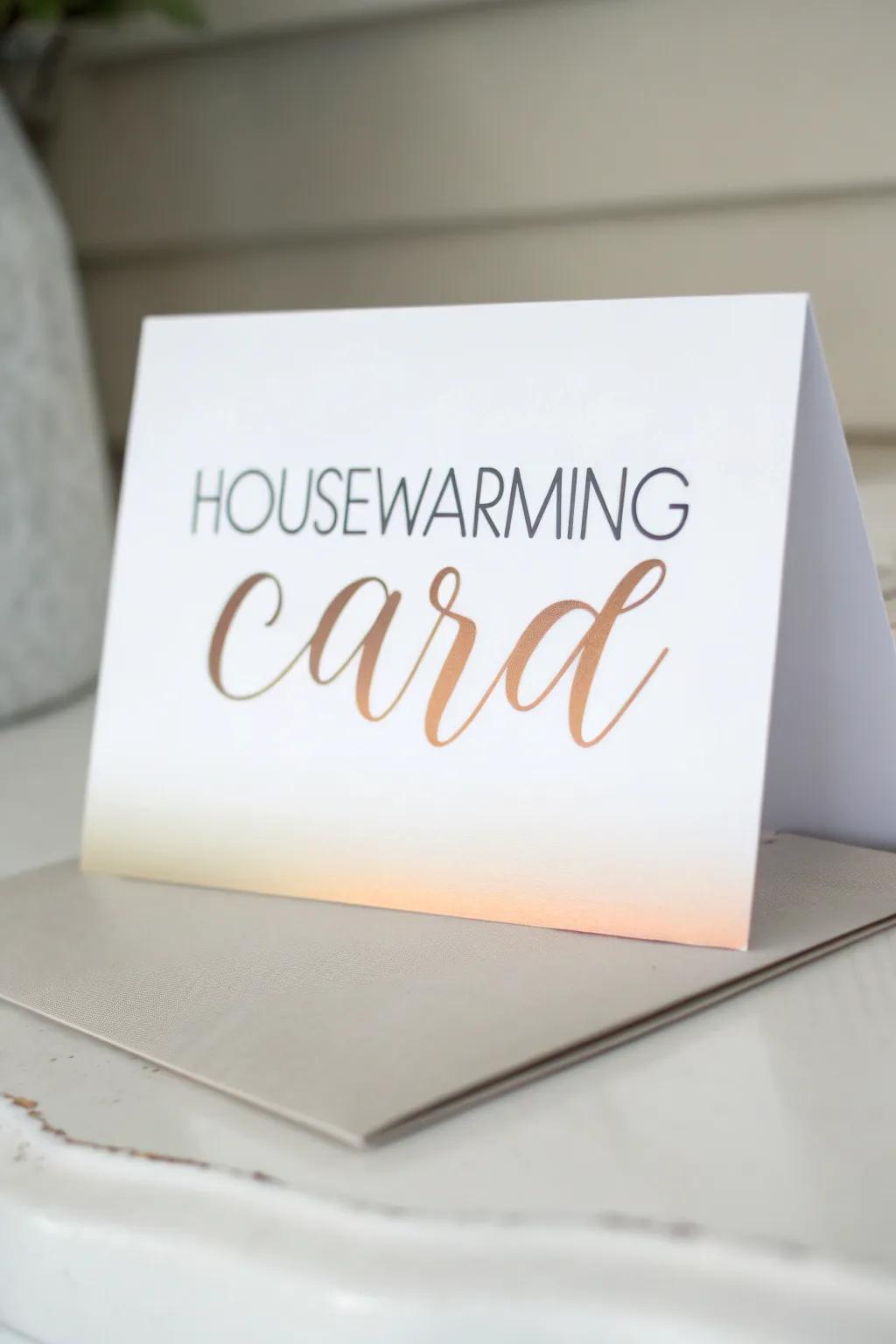 Refined fonts add sophistication