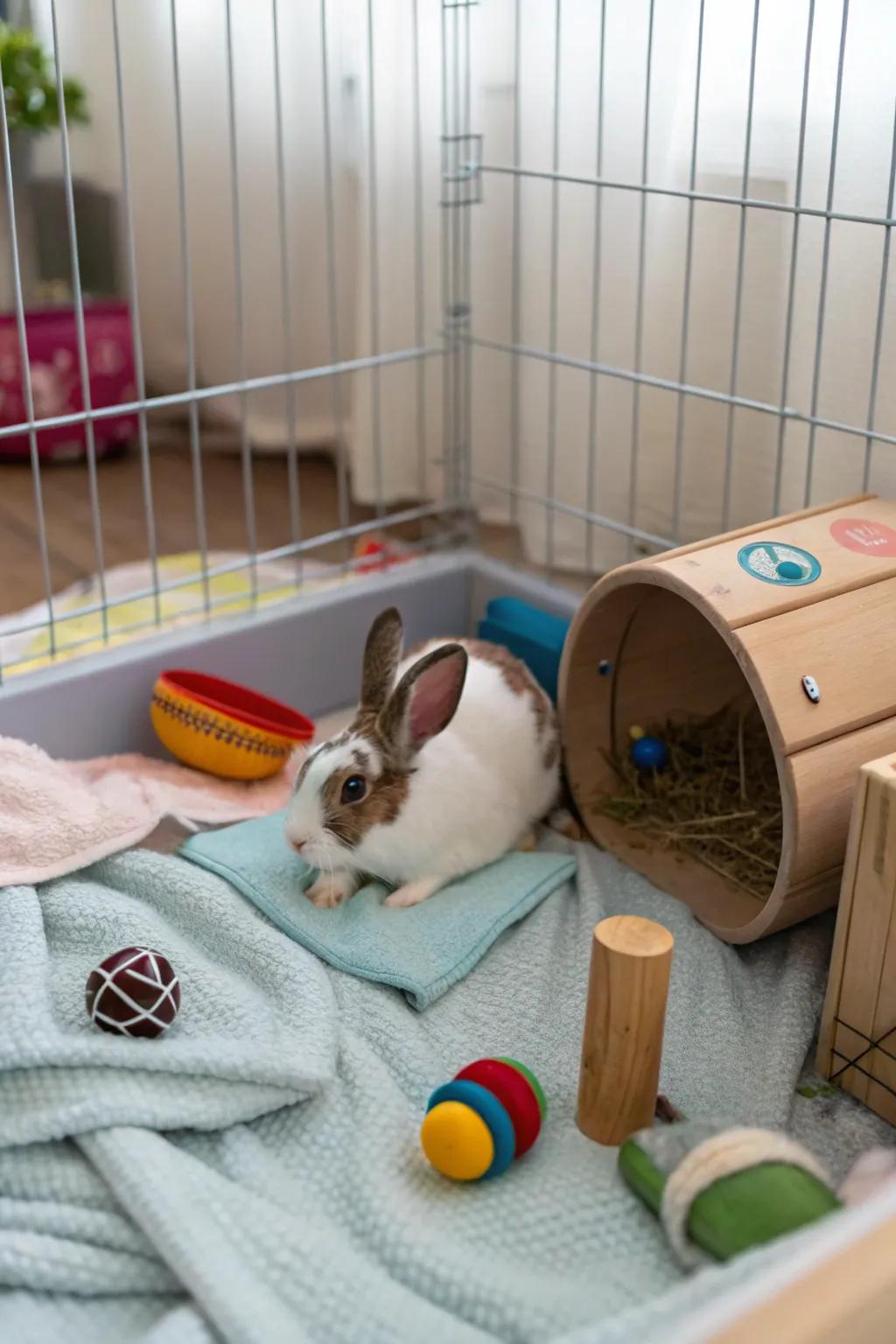 Amusements and riddles retain your rabbit's engagement and cheer.