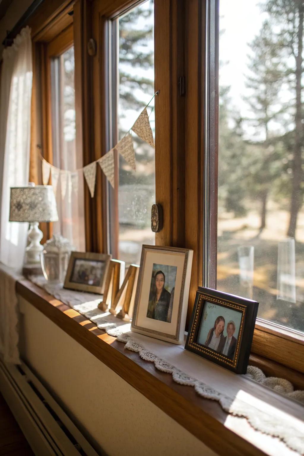 Showcase your personality with customized accents on your window sill.