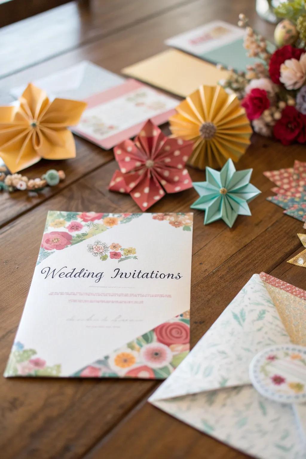 Fiber paper adds an artisanal touch.