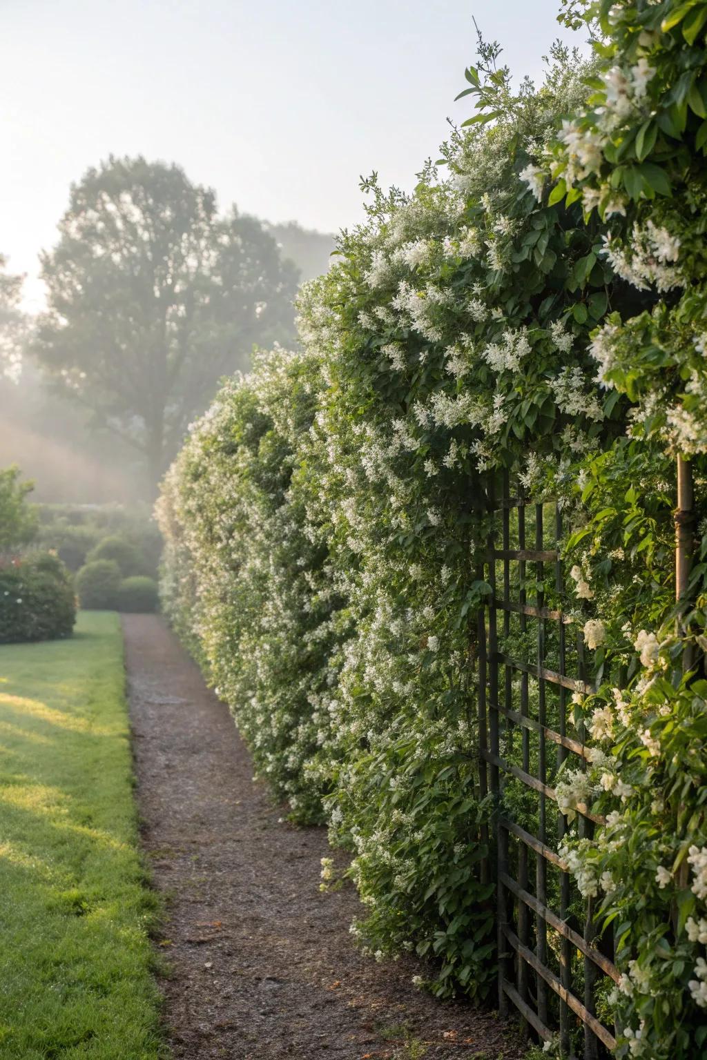 Relish seclusion and beauty with the abundant coverage of blossoms.