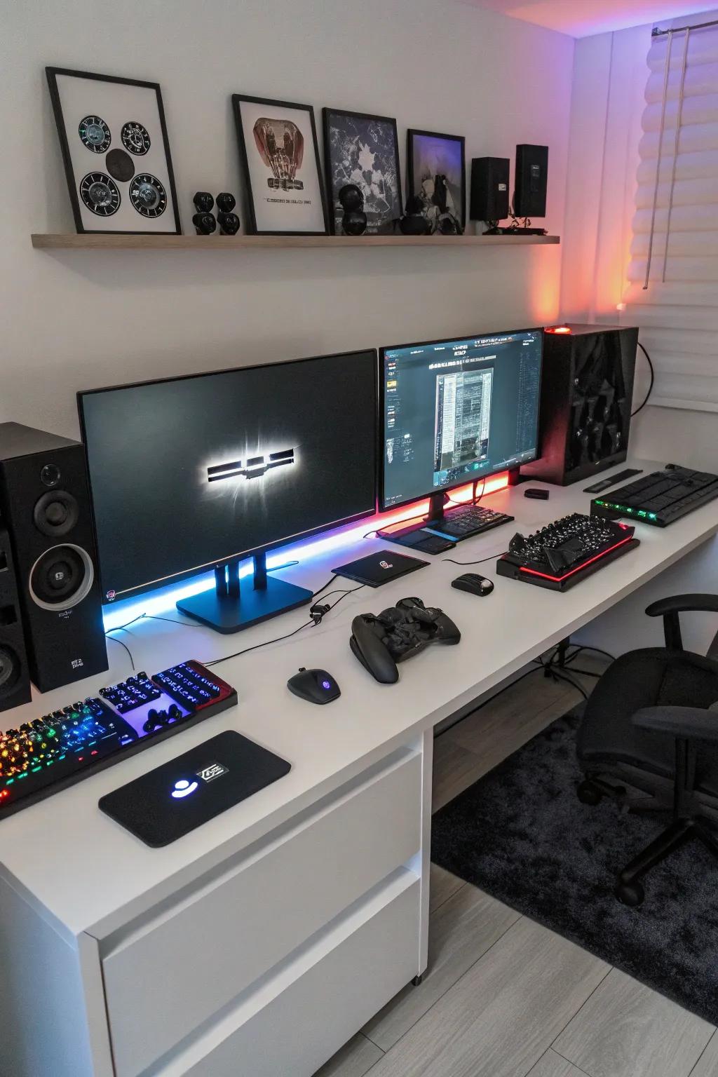 Broaden your view with a multiple display arrangement.