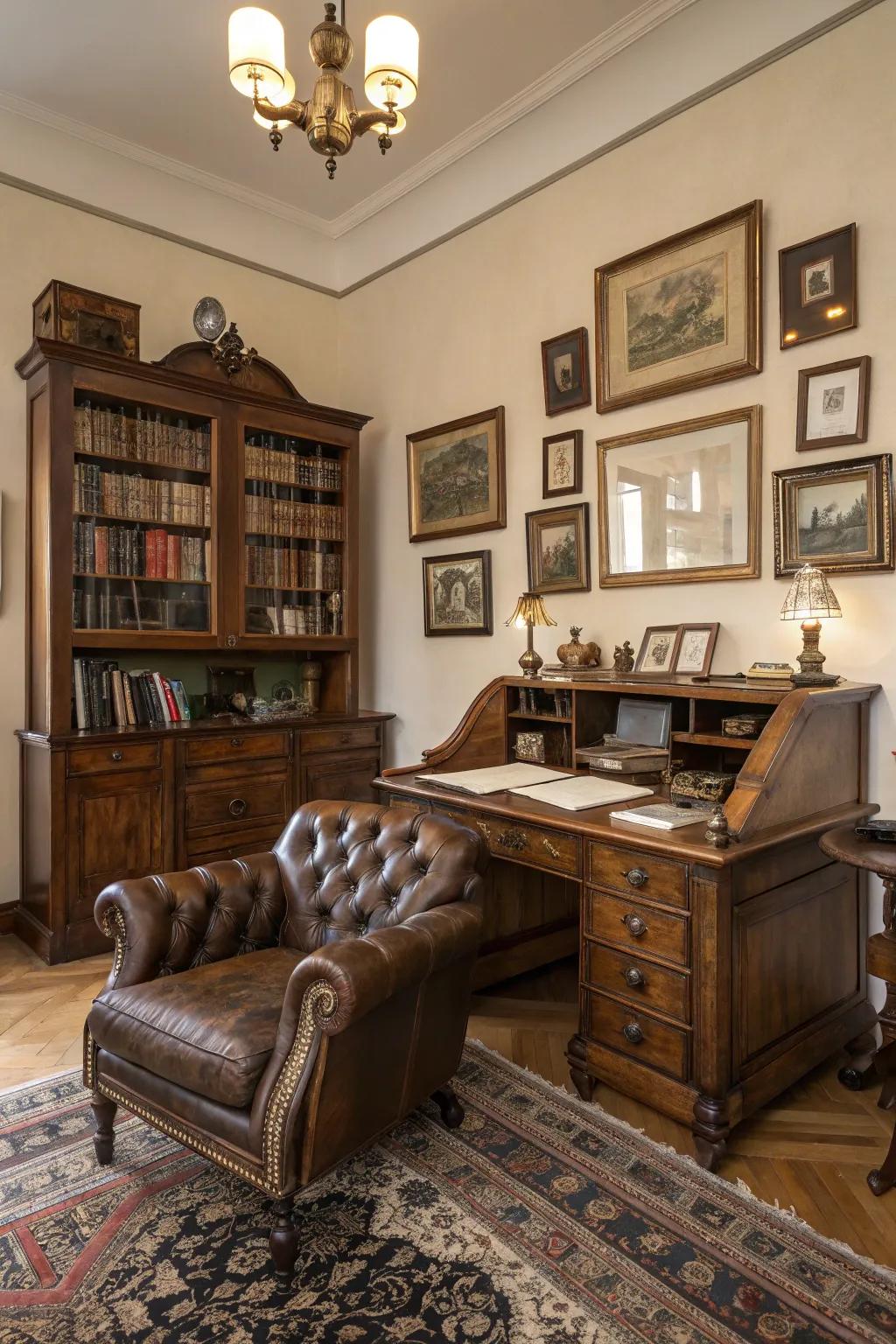 Infuse your space with beauty through vintage design.