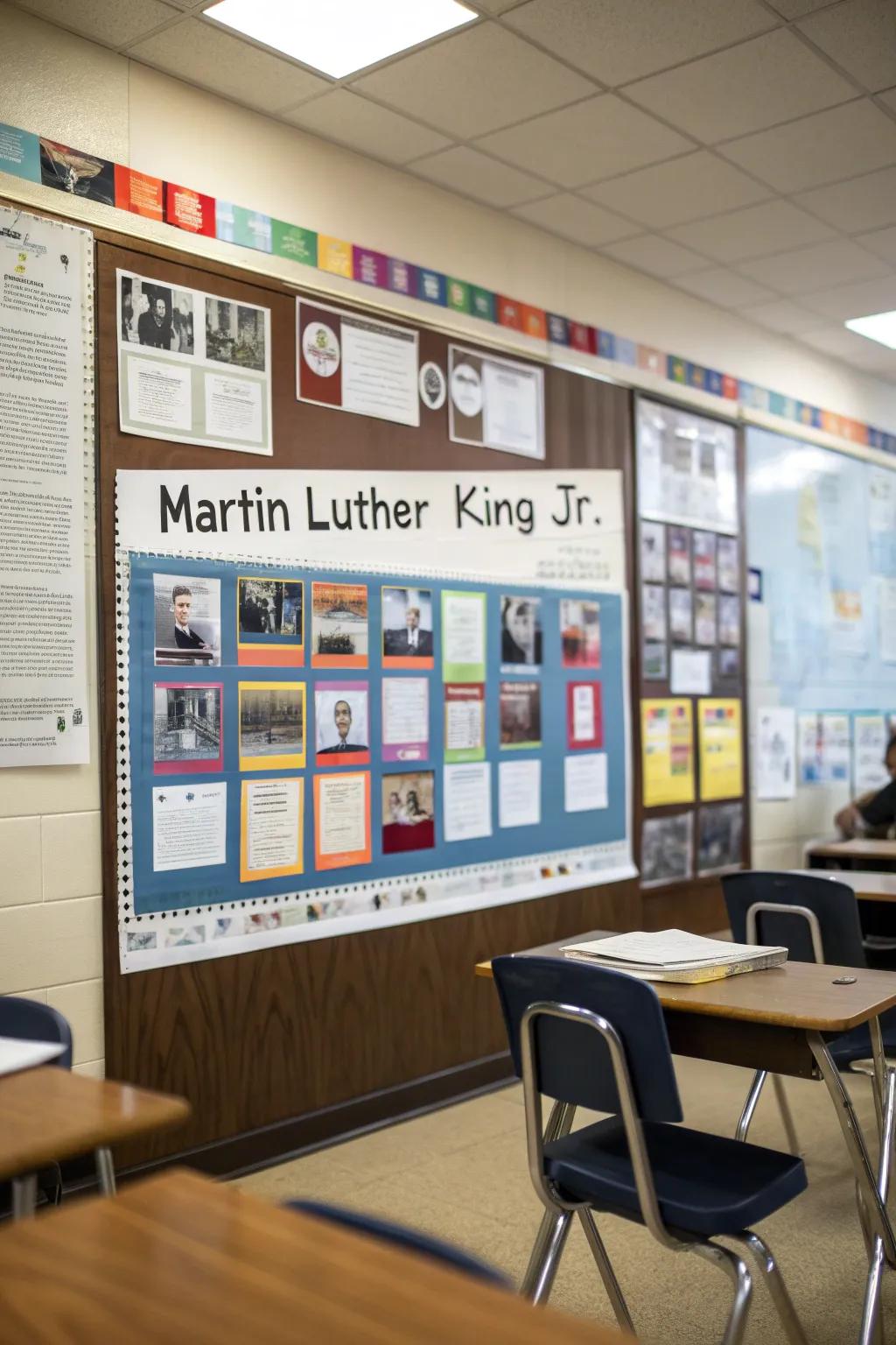 A historic timeline of MLK’s life delivers an educational experience.