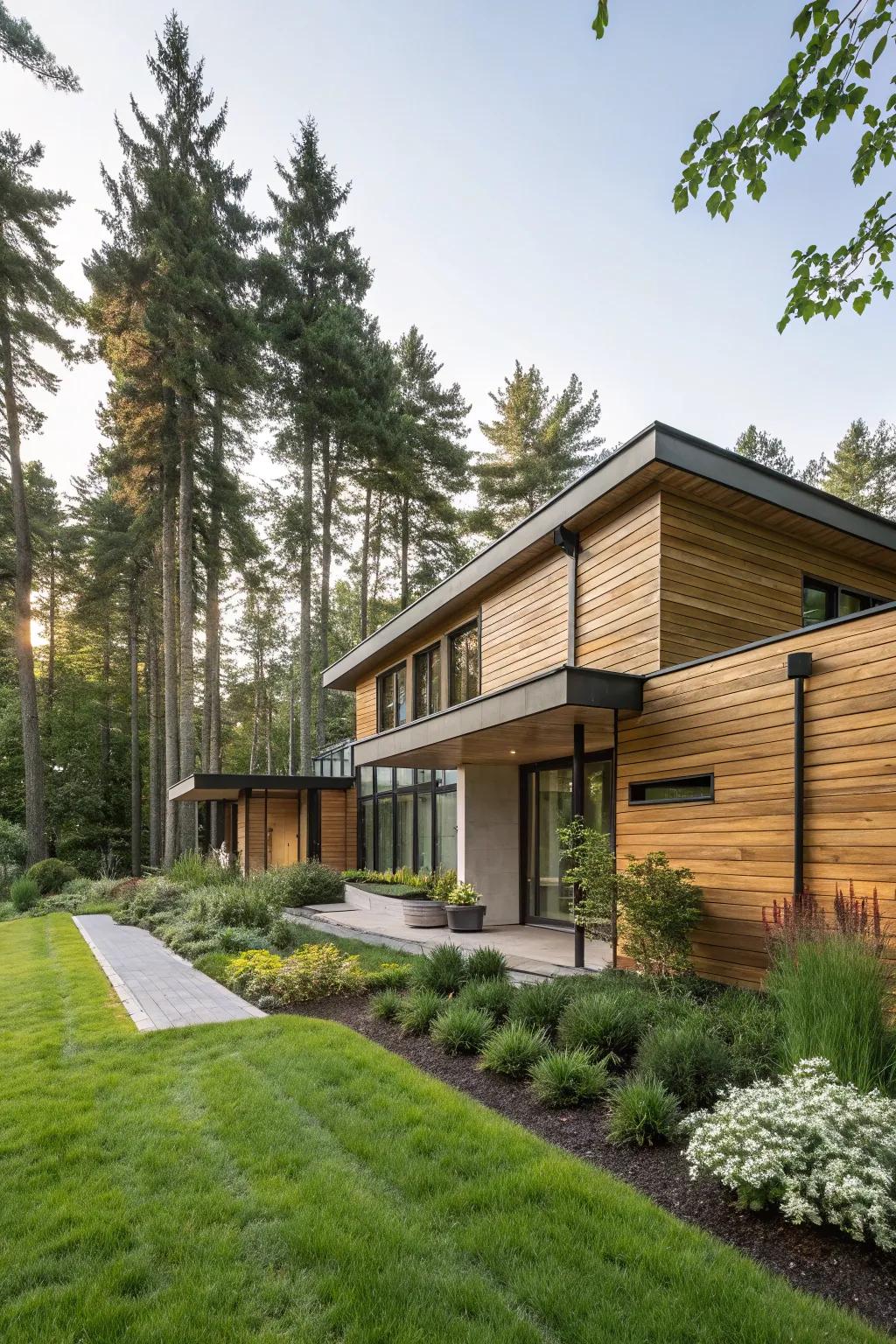 Natural components add warmth and sustainability to your home.