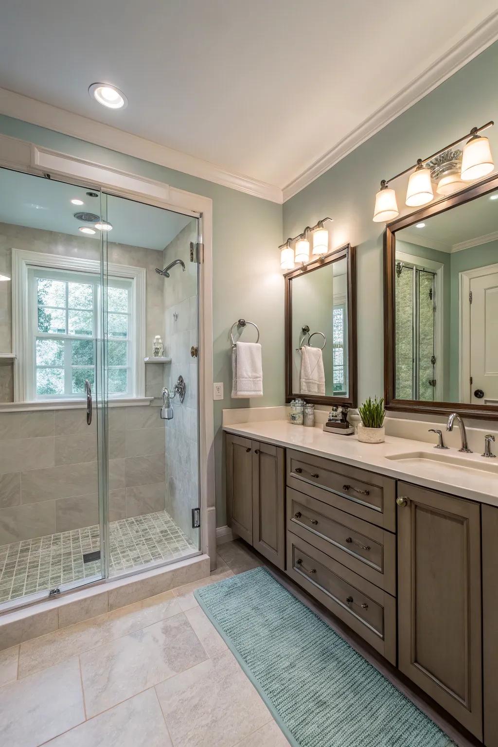 An elegant bathroom offering maximum comfort and style.