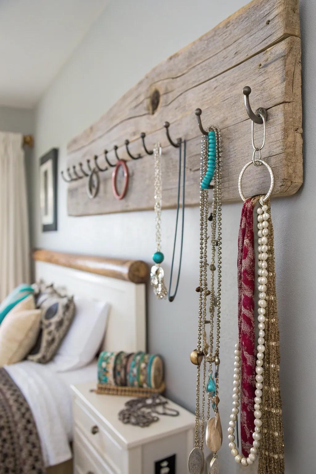 A stylish solution for her treasured ornaments.