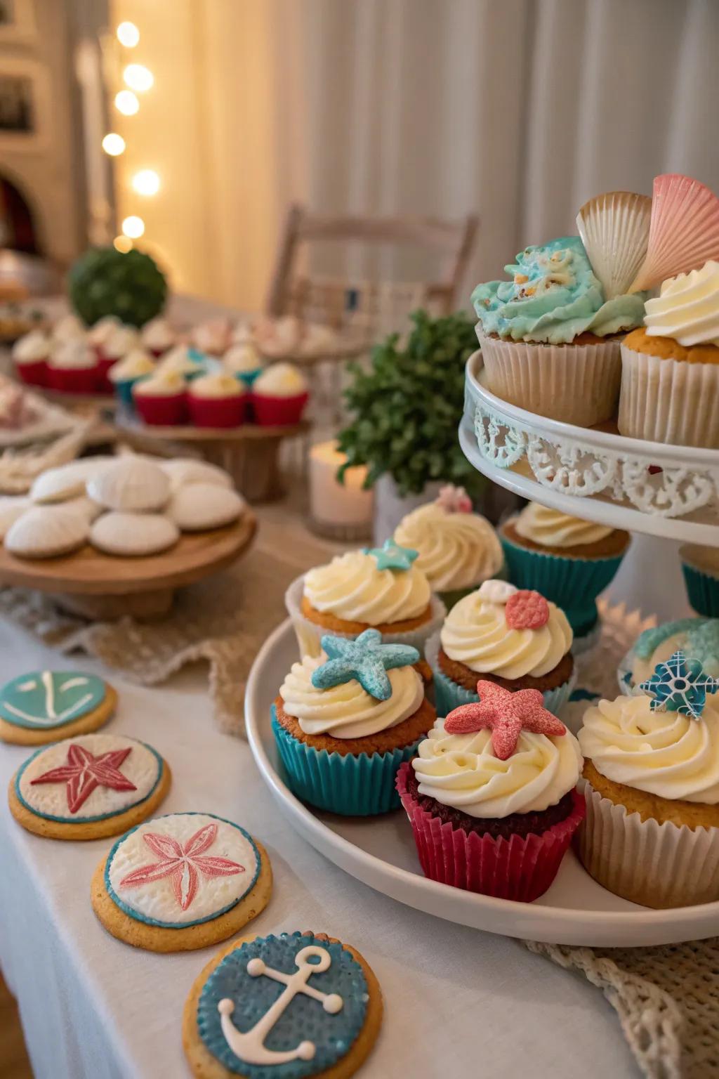 Sweet delights with an oceanic spin.