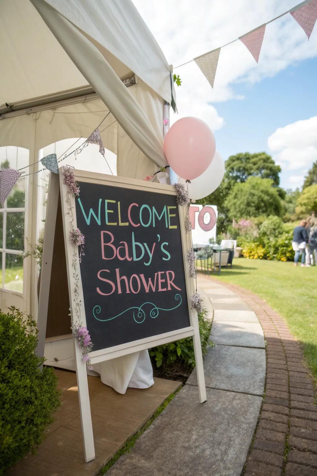 Charming messages add a personal touch to the celebration.