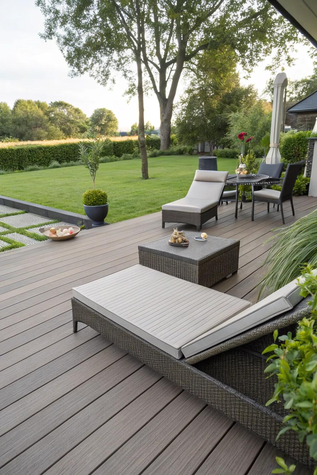Composite boards deliver beauty with minimal care.