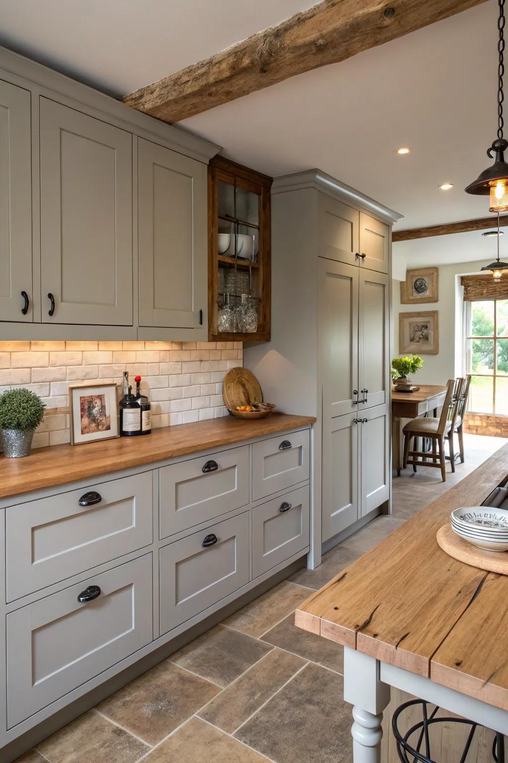 Soft gray has a timeless and versatile appeal.