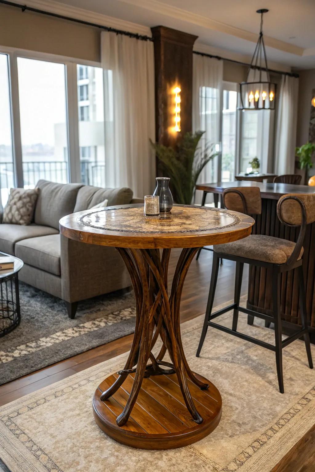 Let your creativity shine with unique pub table layouts.