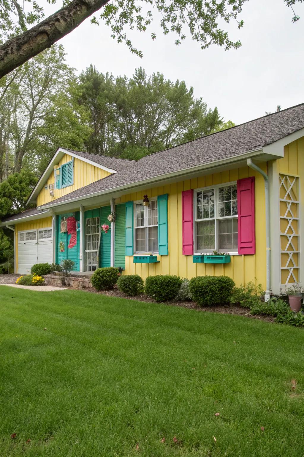 Ornamental panels add personality and contrast.