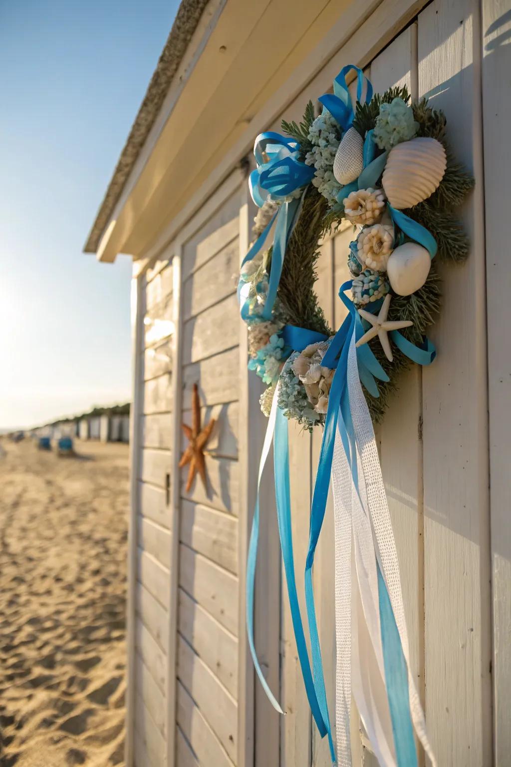 Feel the ocean breeze with this wreath inspired by the beach.