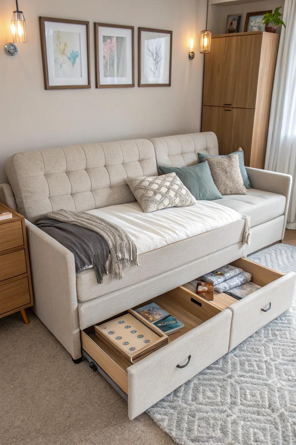 Useful furnishings that combine style with practicality.