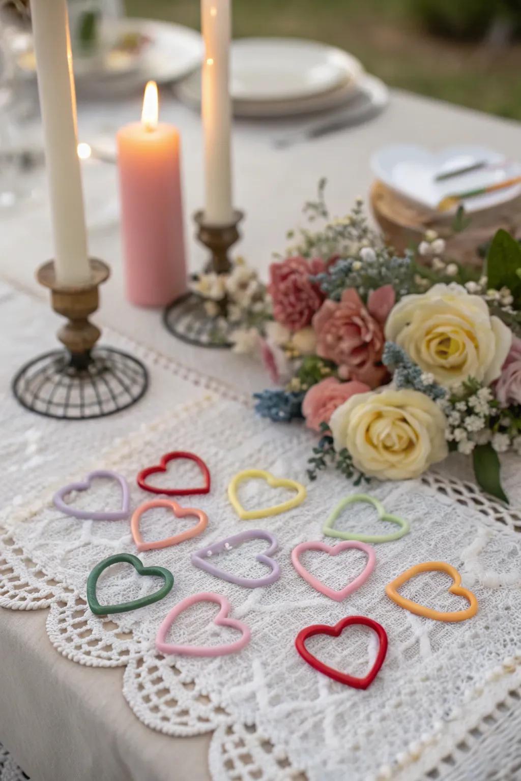 Sincere trinket patterns for conveying affection.